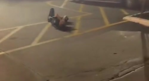 Female Cop Gets Fireworks Explosion on her Face