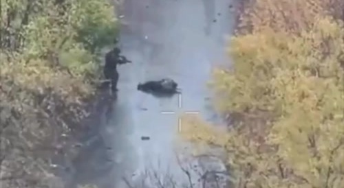 Destruction of the occupier at close range.