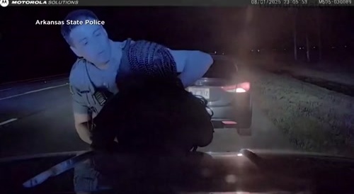 Police Arkansas Trooper Take Down