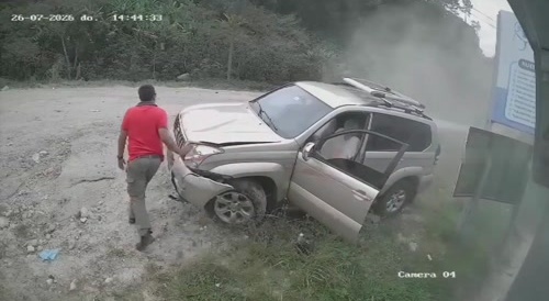 SUV Takes Out Two Bikers