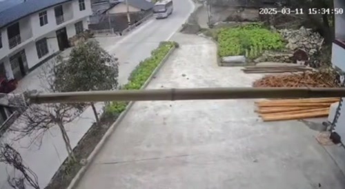 Rider Goes Flying In China