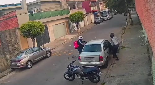 Man Runs Over Robbers