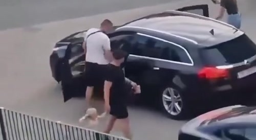 Ukrainian couple beaten by Poles