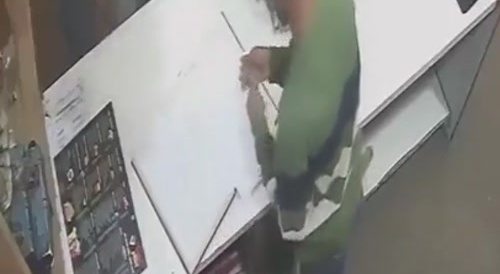 Guy Checks Out Before Checking In.