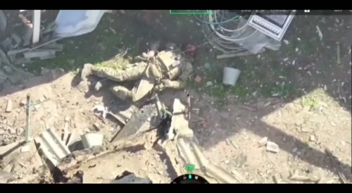 A Ukrainian blew his head off with a grenade.