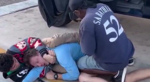'Off Duty Citizens' Save Woman from 'Wife Beater'