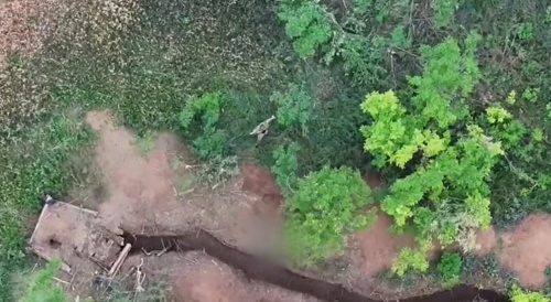 The Ukrainian wanted to surrender and asked not to kill him.