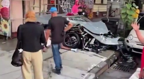 Major Accident Caused by Street Racers - NYC