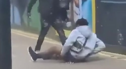 UK police enjoy the show
