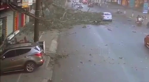 Something collapsed