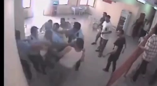Correctional officers, run!