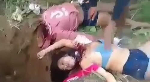 2 Women Beheaded Near Shallow Grave