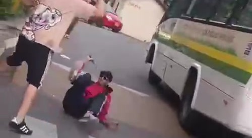 Machete Fight Over a Joint
