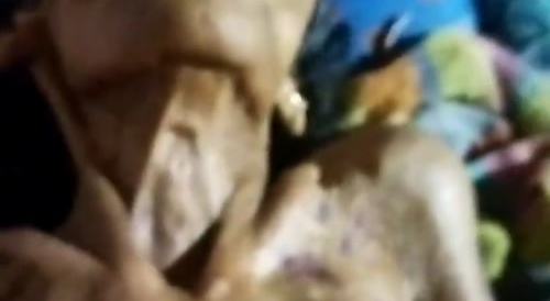 Last minutes of (alleged) 120 years old woman