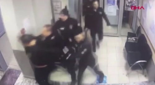 Bruce Lee at the police station