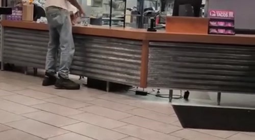 Raging-Redneck Rages at Taco Bell Workers