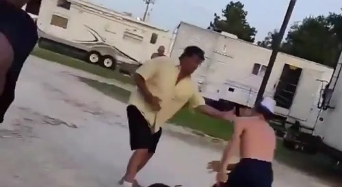 Trailer park fight