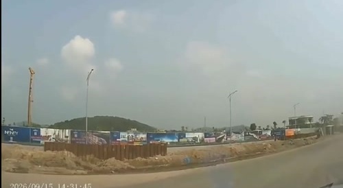 Biker Crushed By Concrete Mixer