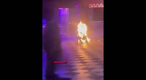 Self Immolation In Front Of Temple