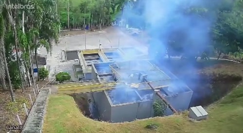 Sewage Treatment Plant Blows Up