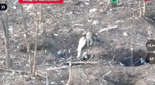 A spectacular destruction of Ukrainians using drones.