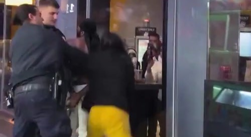 One-Legged woman Arrested by Cops