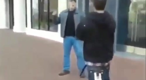 Old man fights mexican
