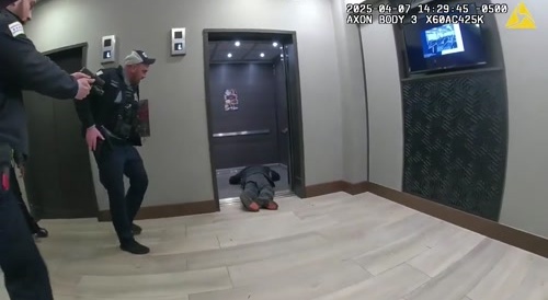 Guy With Knife Gets Shot