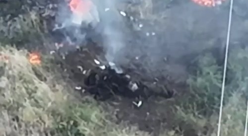 Watching the spectacular destruction of a russian soldier from the sidelines.
