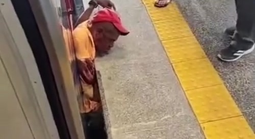 He Slipped