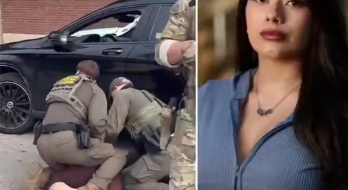 'ICE Hater' Crashes Into 'ICE Officers'