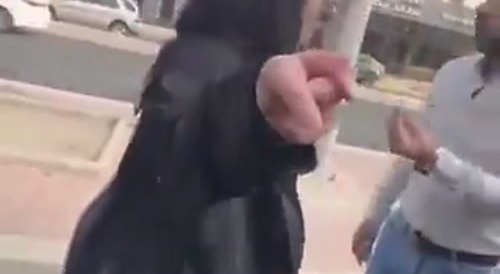 Sexy Arab Woman Road Rage...