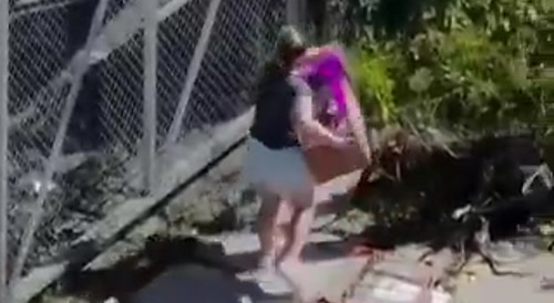 Klepto Woman Steals 'Halloween Skeleton'