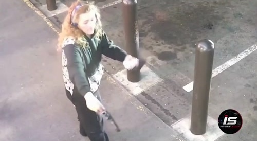 Fool With a Gun Shot up by LAPD