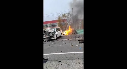 Woman Fries After Car Crash