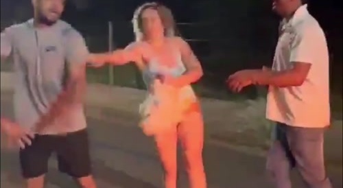 Sex in public ends in a fight